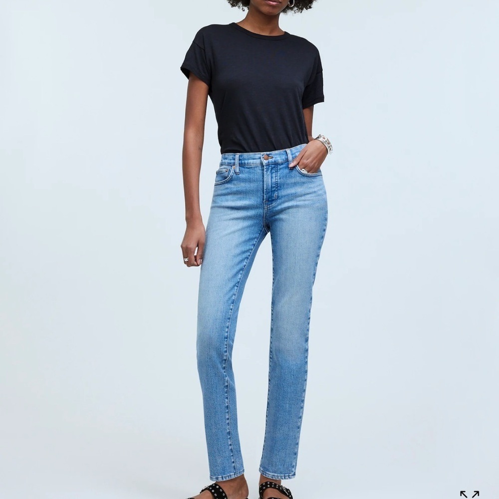 Madewell The Perfect Vintage Jean 26 High Rise Straight Stretch Denim Classic